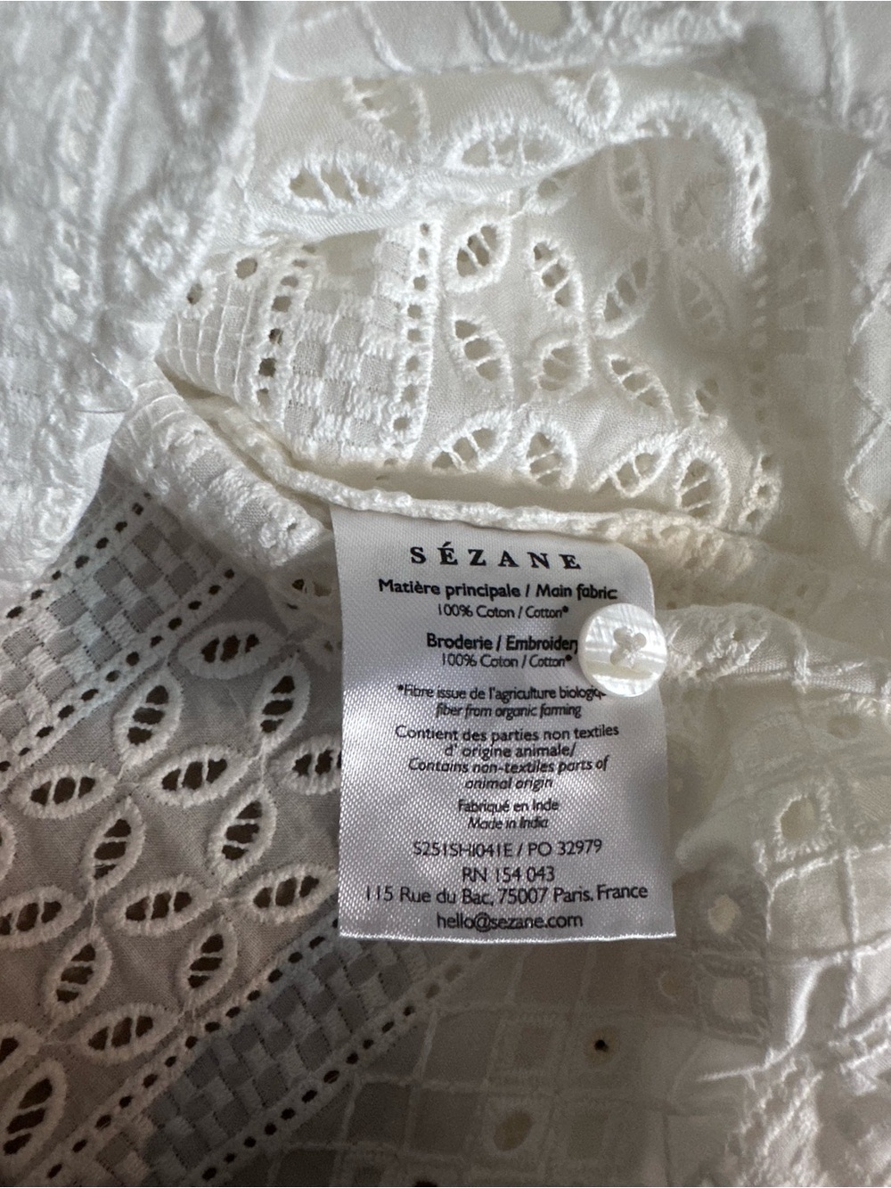 NWT Sezane Max Shirt - Picture 7 of 9